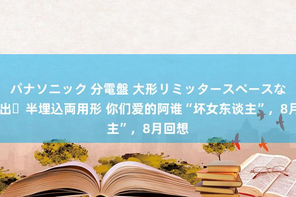 パナソニック 分電盤 大形リミッタースペースなし 露出・半埋込両用形 你们爱的阿谁“坏女东谈主”，8月回想