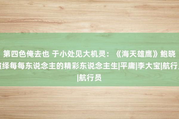 第四色俺去也 于小处见大机灵：《海天雄鹰》鲍晓演绎每每东说念主的精彩东说念主生|平庸|李大宝|航行员