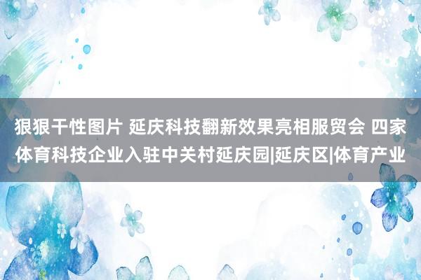 狠狠干性图片 延庆科技翻新效果亮相服贸会 四家体育科技企业入驻中关村延庆园|延庆区|体育产业